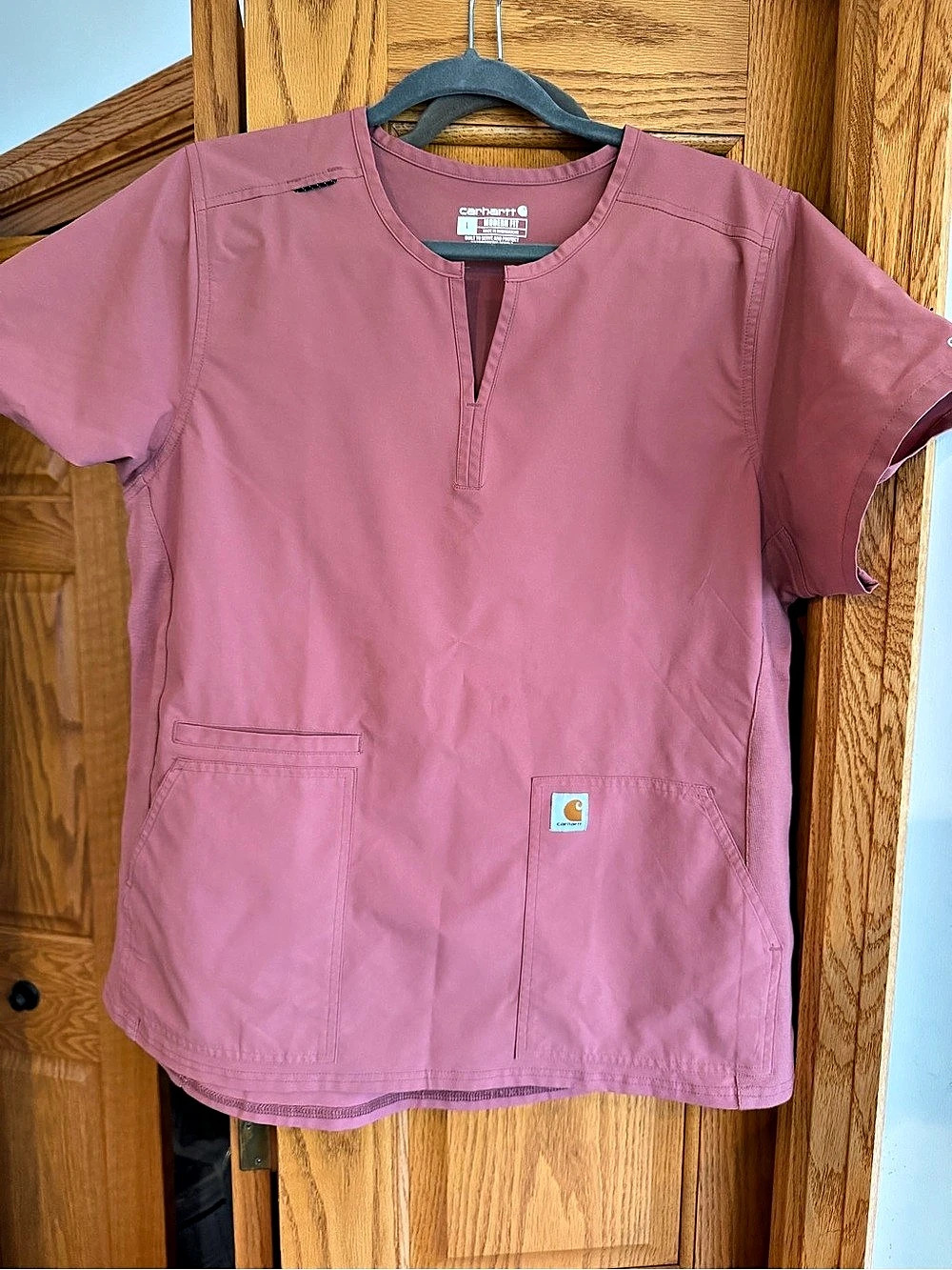 Carhartt scrub top Short Sleeve in Pink Size Large